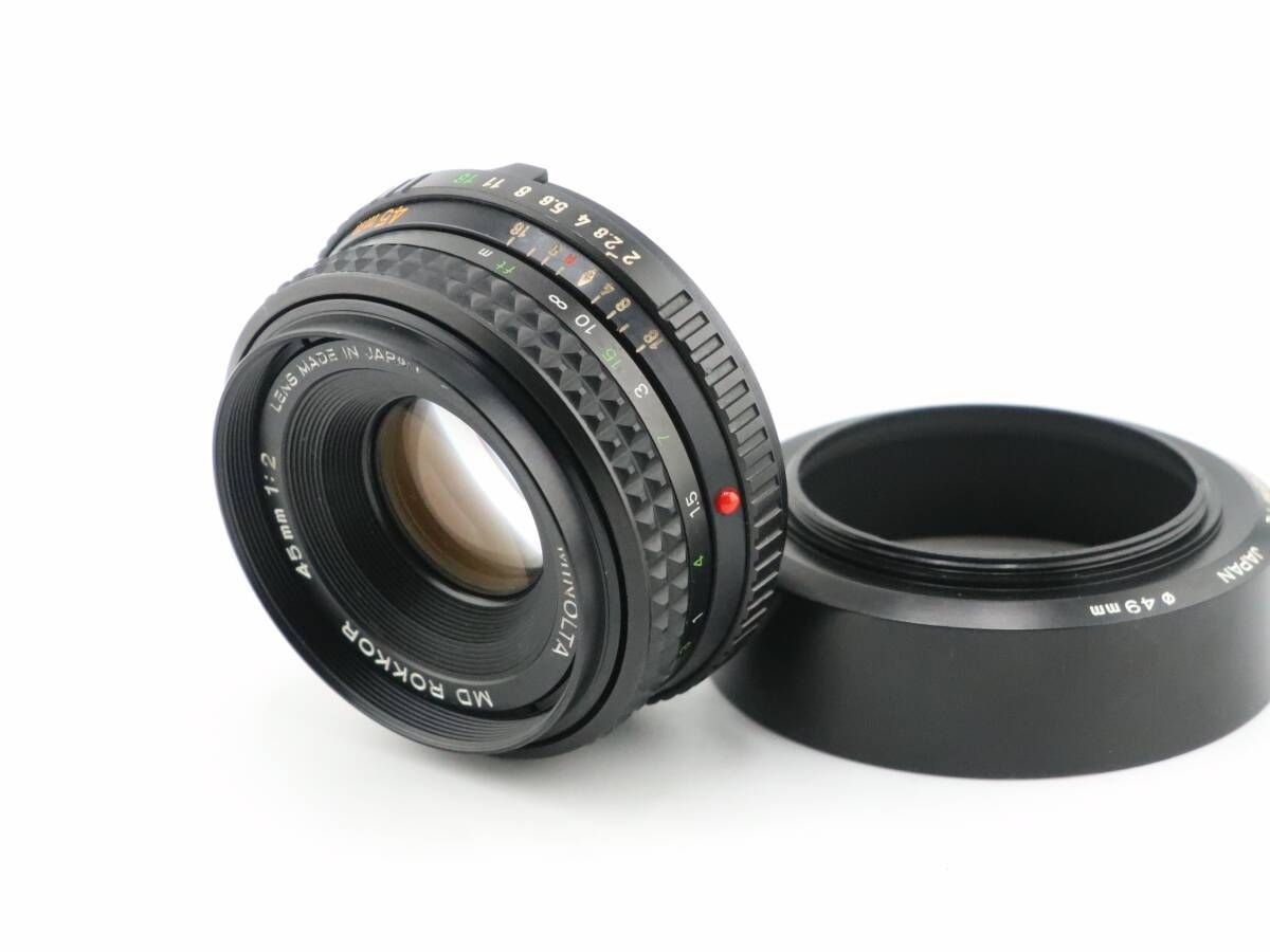 ☆ミノルタ MINOLTA MD ROKKOR 45mm F2☆ W0969＃3360 - メルカリ