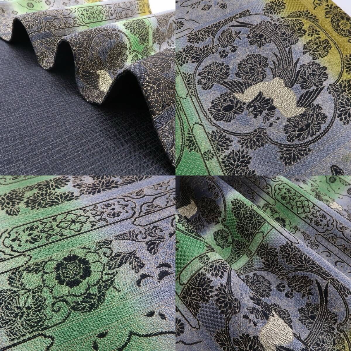 ❁tomihisa❁美品 前田仁仙 落款 更紗 着物“さぁ！仁仙更紗の世界へ