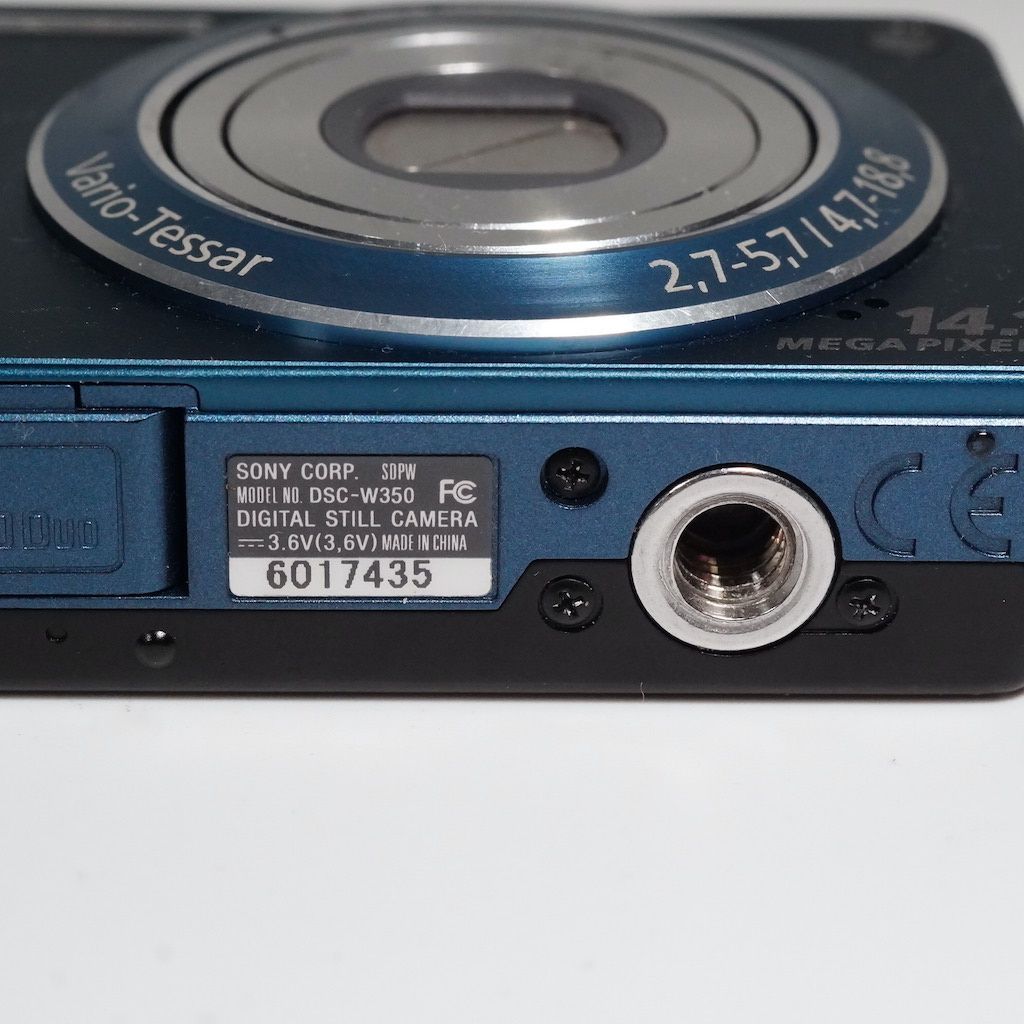SONY ソニー Cyber-shot DSC-W350 ブルー デジタルカメラ コンデジ