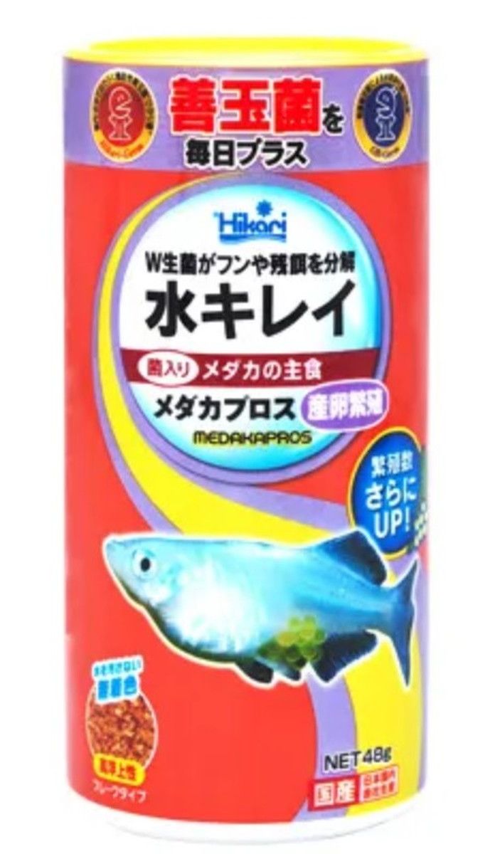 セット キョーリン 新世代フレ―クメダカプロス産卵繁殖48 g
