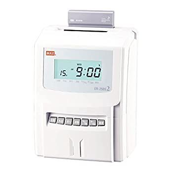 マックス タイムレコーダー 1日4回印字 簡易月間集計機能付き ER-110S5