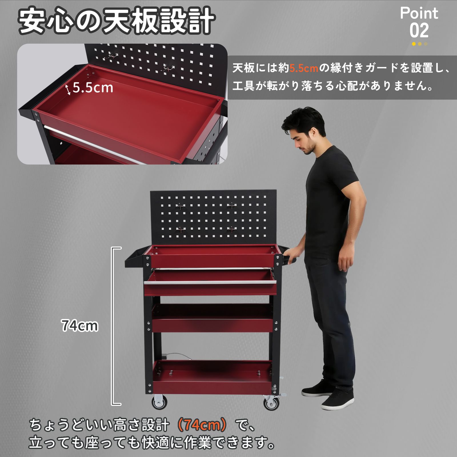 スチール ローラーキャビネット