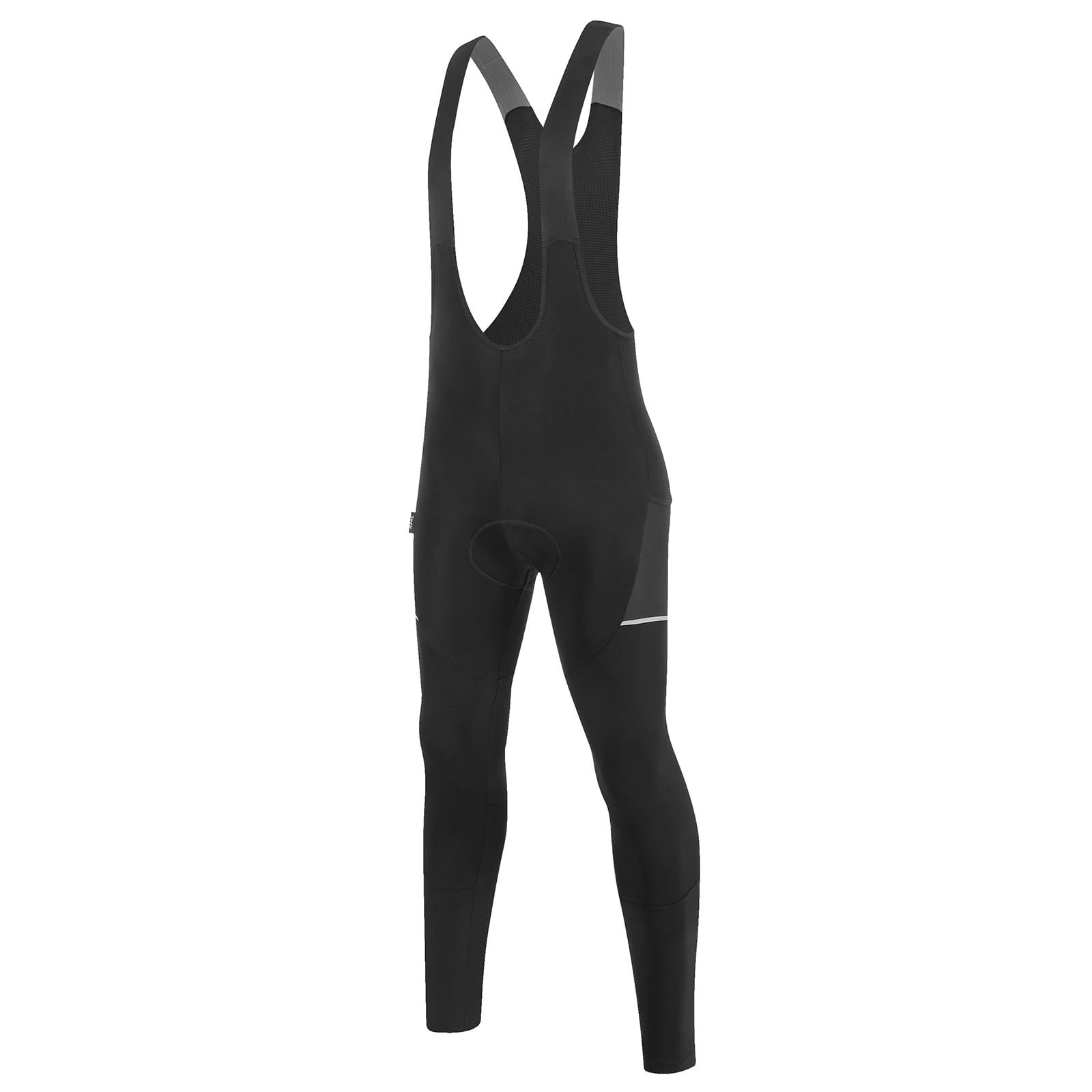 裏起毛 秋冬 ビブタイツ 防寒 サイクルビブパンツ サイクリング ロードバイク メンズ 自転車 サイクルウエア [サンティック] 6～16度対応