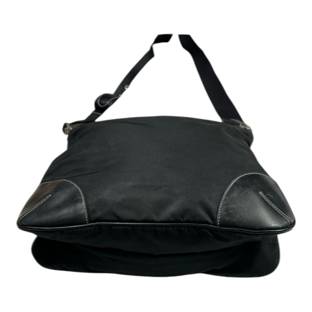 プラダ サフィアーノ ナイロン トートバッグ ショッピングバッグ 三角