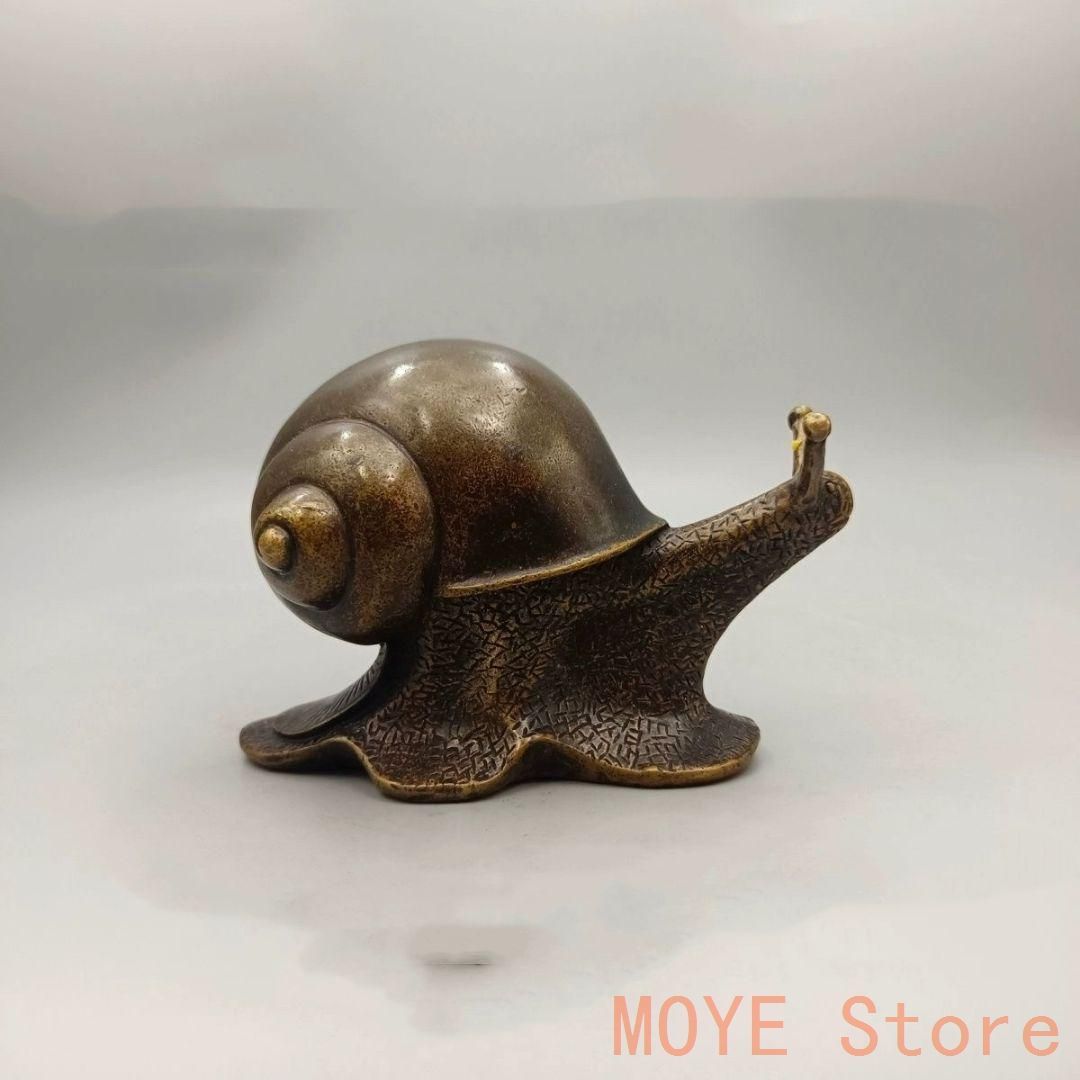銅器 蝸牛 鎮紙 茶台 家庭 事務室 風水開運 装飾品 工芸品 置物 銅器 蝸牛 鎮紙 茶台 家庭 事務室 風水開運 装飾品 工芸品 置物zw0829