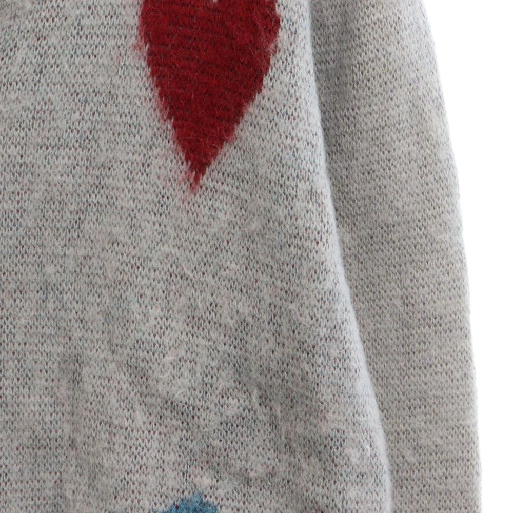 美品 NEEDLES ニードルス　モヘアカーディガン Needles（ニードルス） Mohair Cardigan LQ376 刺?デザイン モヘア