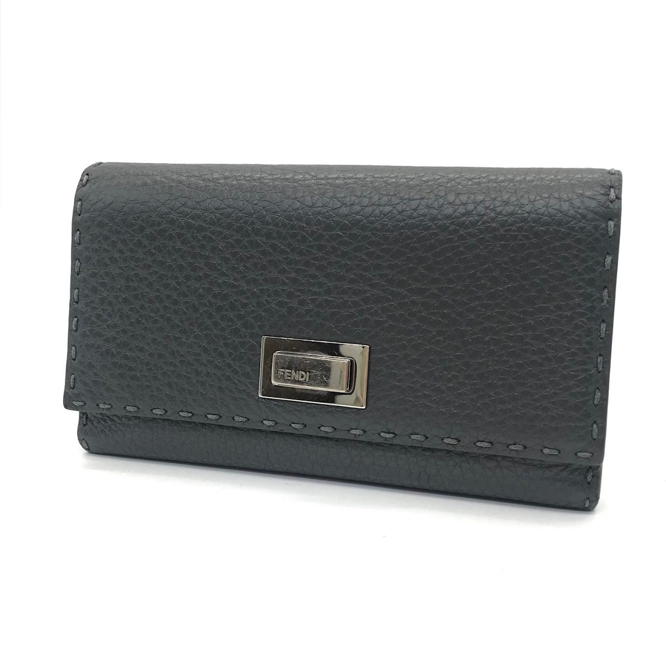 倉吉店】 中古 FENDI | フェンディ 長財布 セレリア ピーカブー  