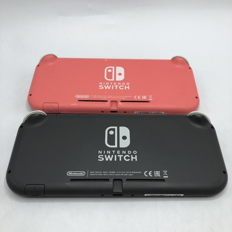 中古】本体S）ｼﾞｬﾝｸ)Nintendo Switch Lite本体/2台ｾｯﾄ/動作未保証品[92