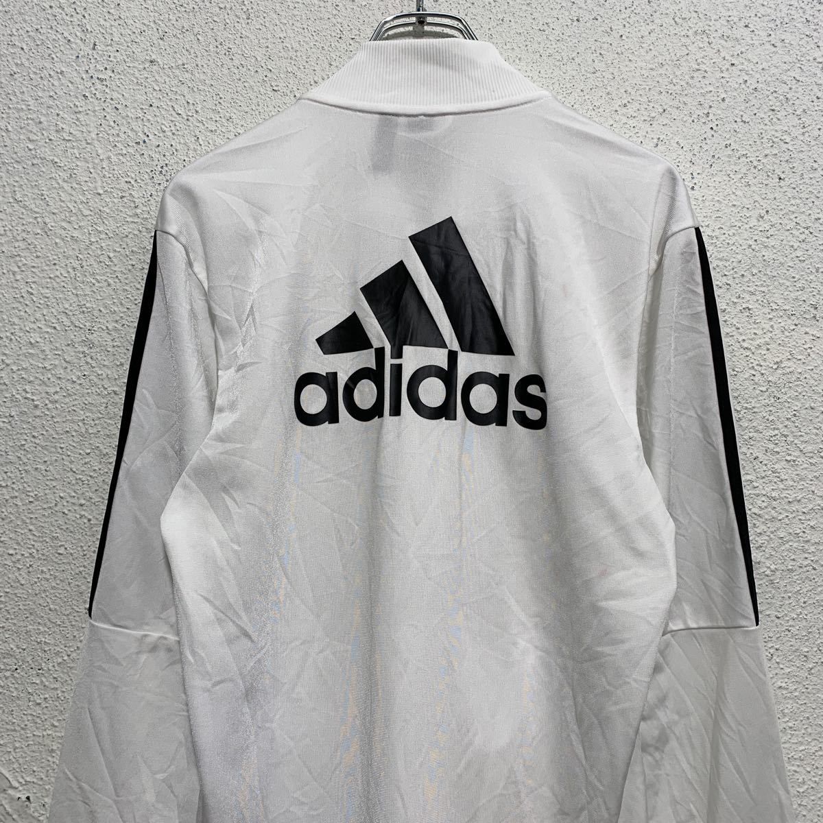adidas ジップアップ トラックジャケット S ホワイト アディダス 