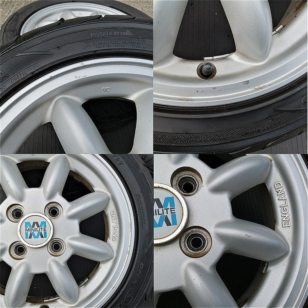 ダイハツ純正オプション MINILITE 14インチ ホイールタイヤ ダイハツ純正オプション MINILITE 14インチ ホイールタイヤ