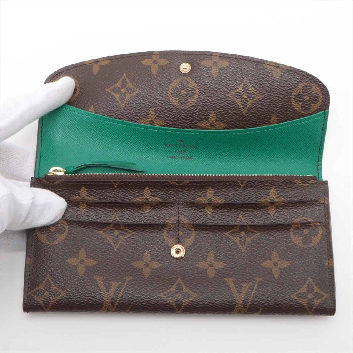 LOUIS VUITTON/ルイ ヴィトン モノグラム ポルトフォイユ エミリー 