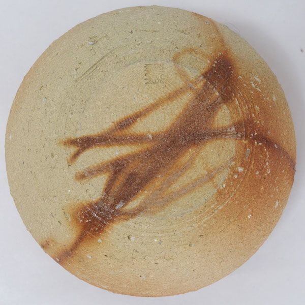 ○【2401】112.ドーナツ花器…備前焼 2401】ドーナツ花器…備前焼