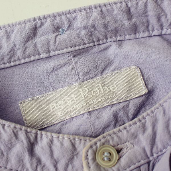 2020AW nest Robe ネストローブ コットンリネンブロードブリーテッド