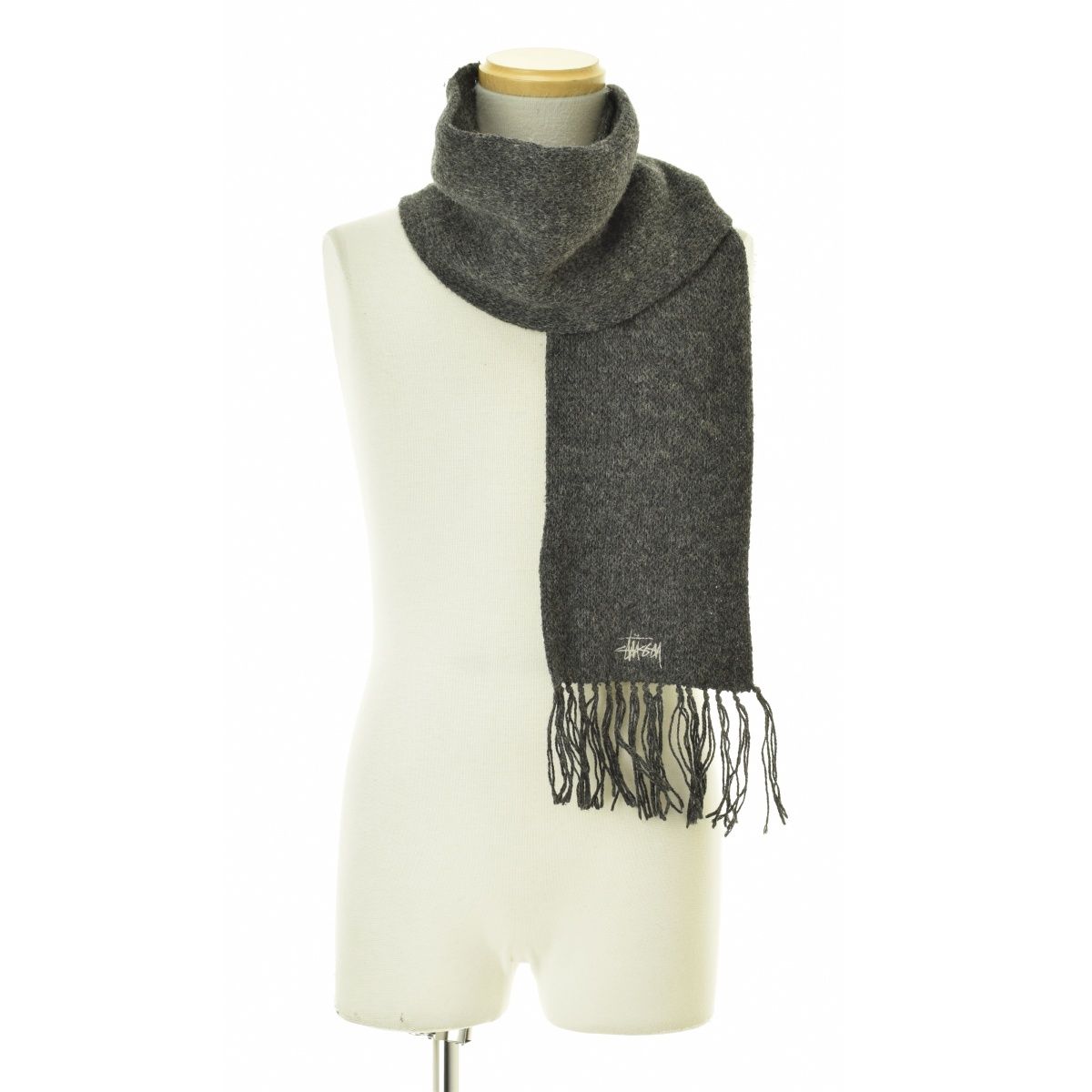 STUSSY】90s OLD 紺タグ USA製マフラー - メルカリ