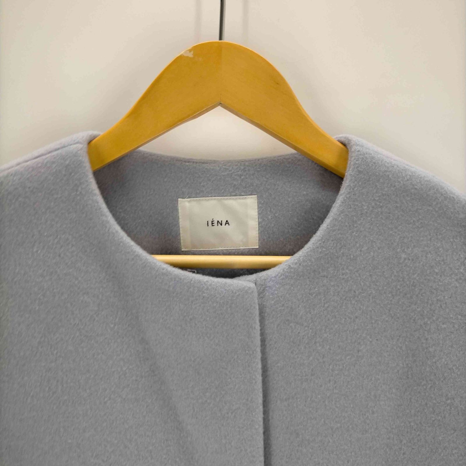 イエナ IENA ノーカラー ウール コート レディース JPN：34 - メルカリ