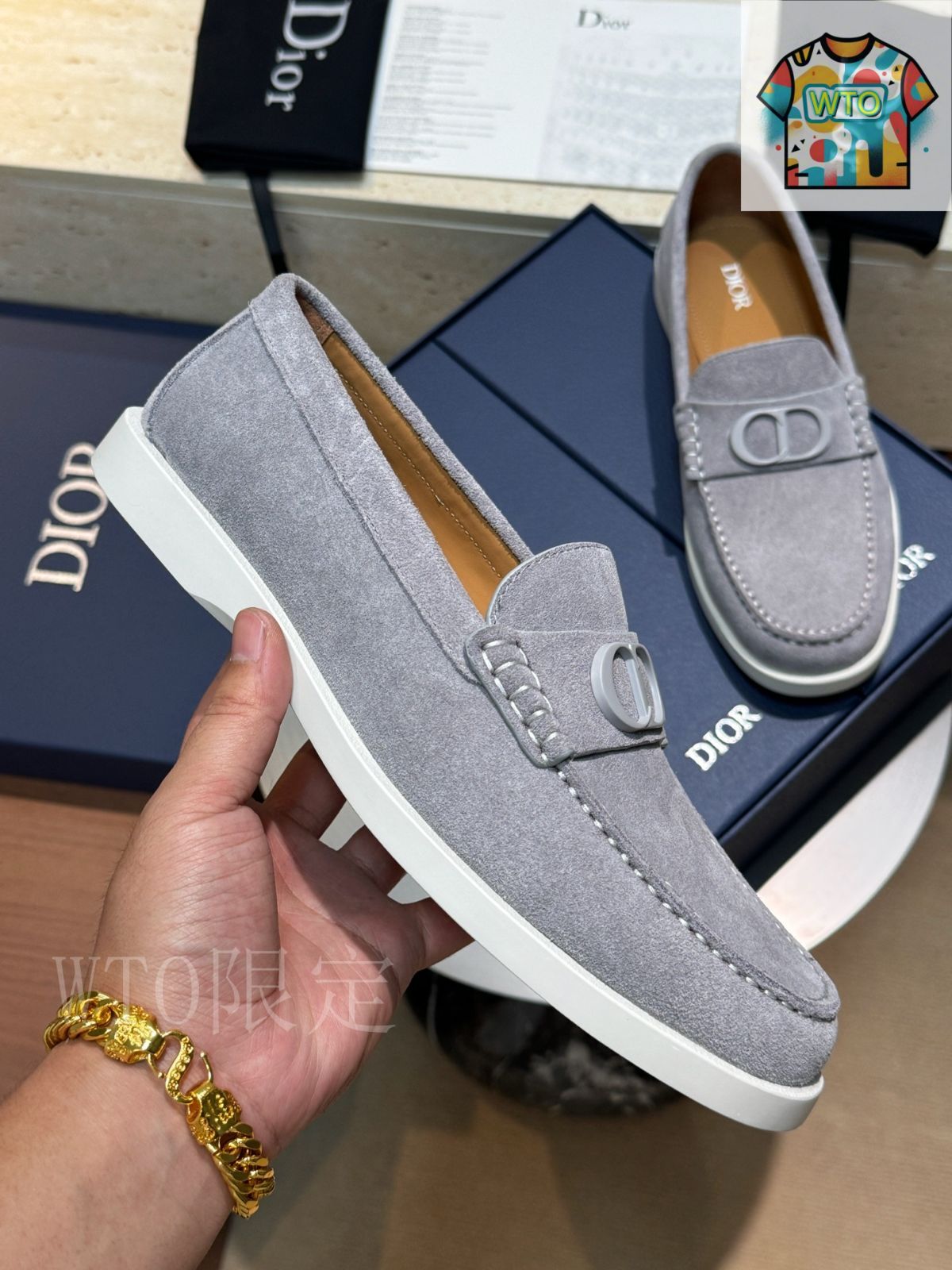 Dior ディオール Granville グランヴィル ボートシューズ 上品な大人カジュアル☆】DIOR Granville ボートシューズ (Dior