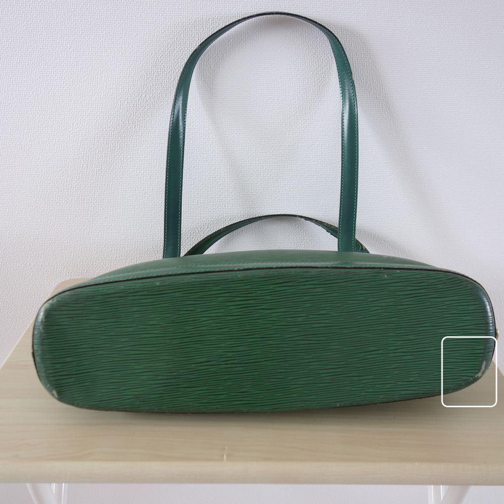 美品 ルイ・ヴィトン エピ リュサック トートバッグ ボルネオグリーン 緑約60cm