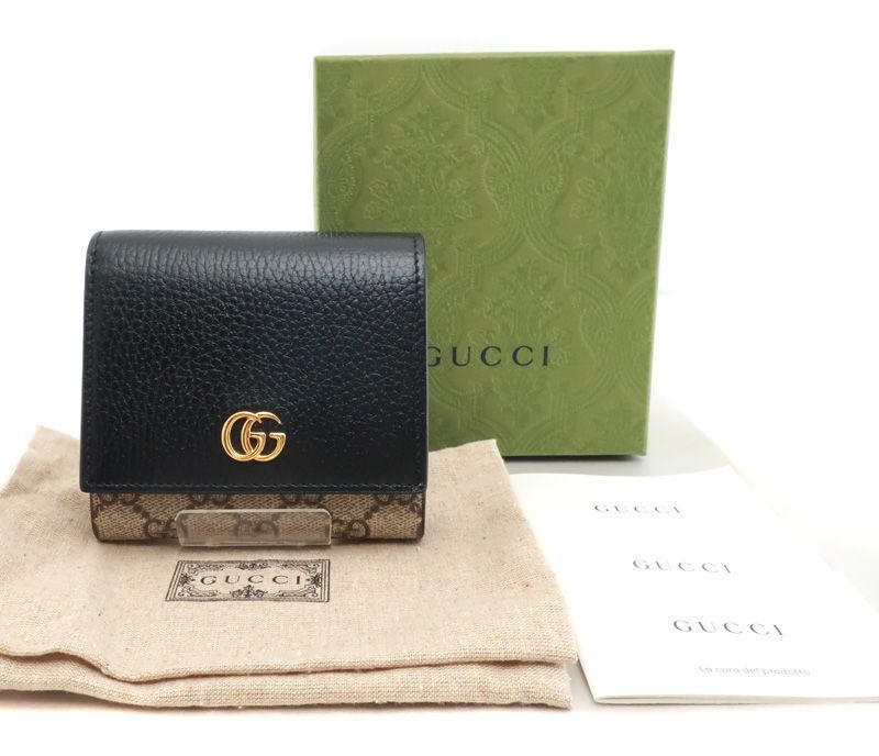 2023お得 GUCCI(グッチ) コンパクト 折財布 MO181 JdbMN-m61097214334