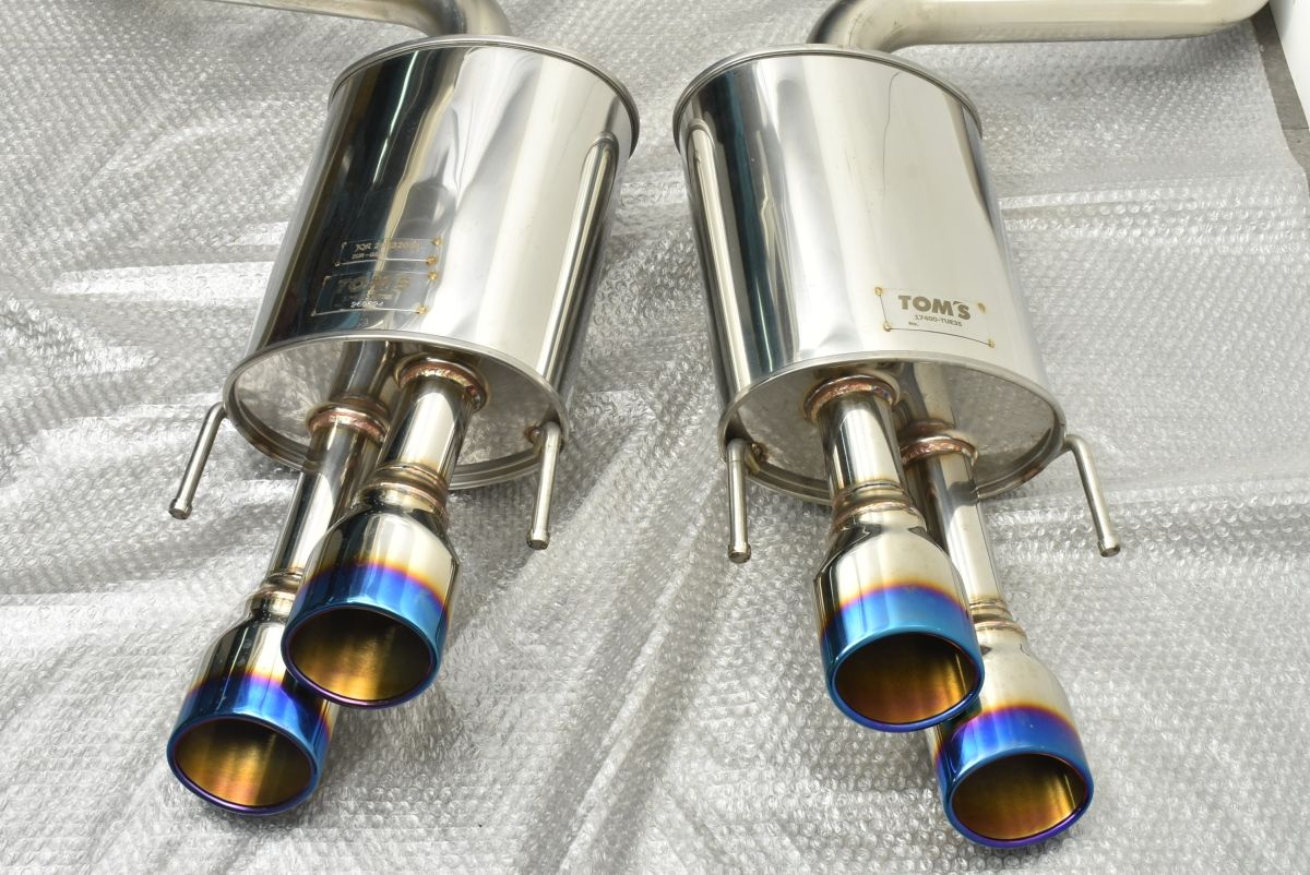 未使用 美品】TOM'S トムス エキゾーストシステム フル 未使用 美品】TOM'S トムス エキゾーストシステム フル
