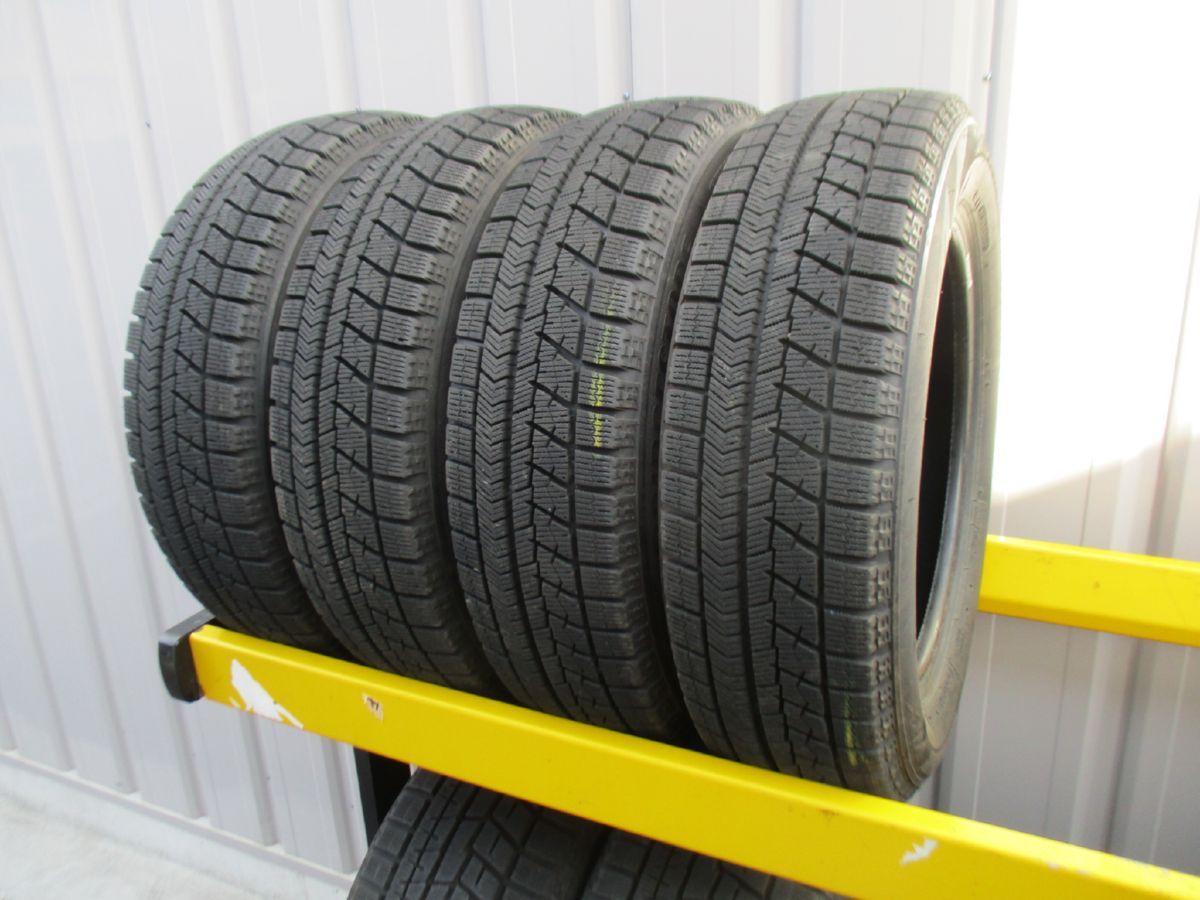 【新品】155/65R14 ブリヂストン　ブリザック VRX　スタッドレス ホイールセット　エアーバルブ、バランス込み ○40ブリヂストン ブリザック VRX 155⁄65R14 スタッドレス４本 自動車