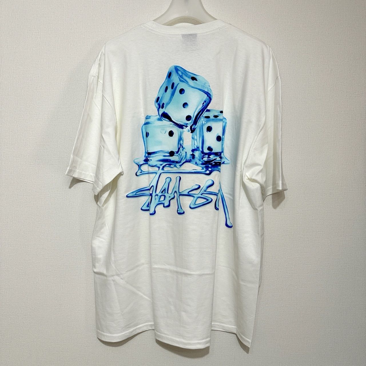 【SALE中！】ステューシー ダイス サイコロ Tシャツ XL 白 ホワイト.