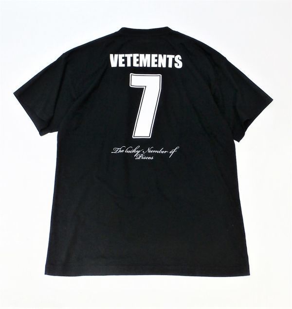 正規品 VETEMENTS UAH20TR901 PLANET NUMBER TEE ヴェトモン
