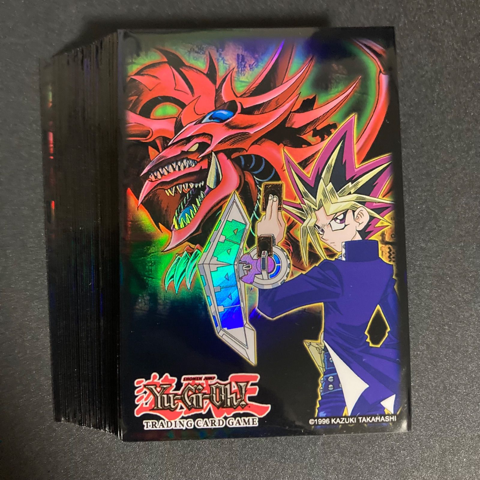 遊戯王 スリーブ 闇遊戯 オシリスの天空竜 40枚 - メルカリ