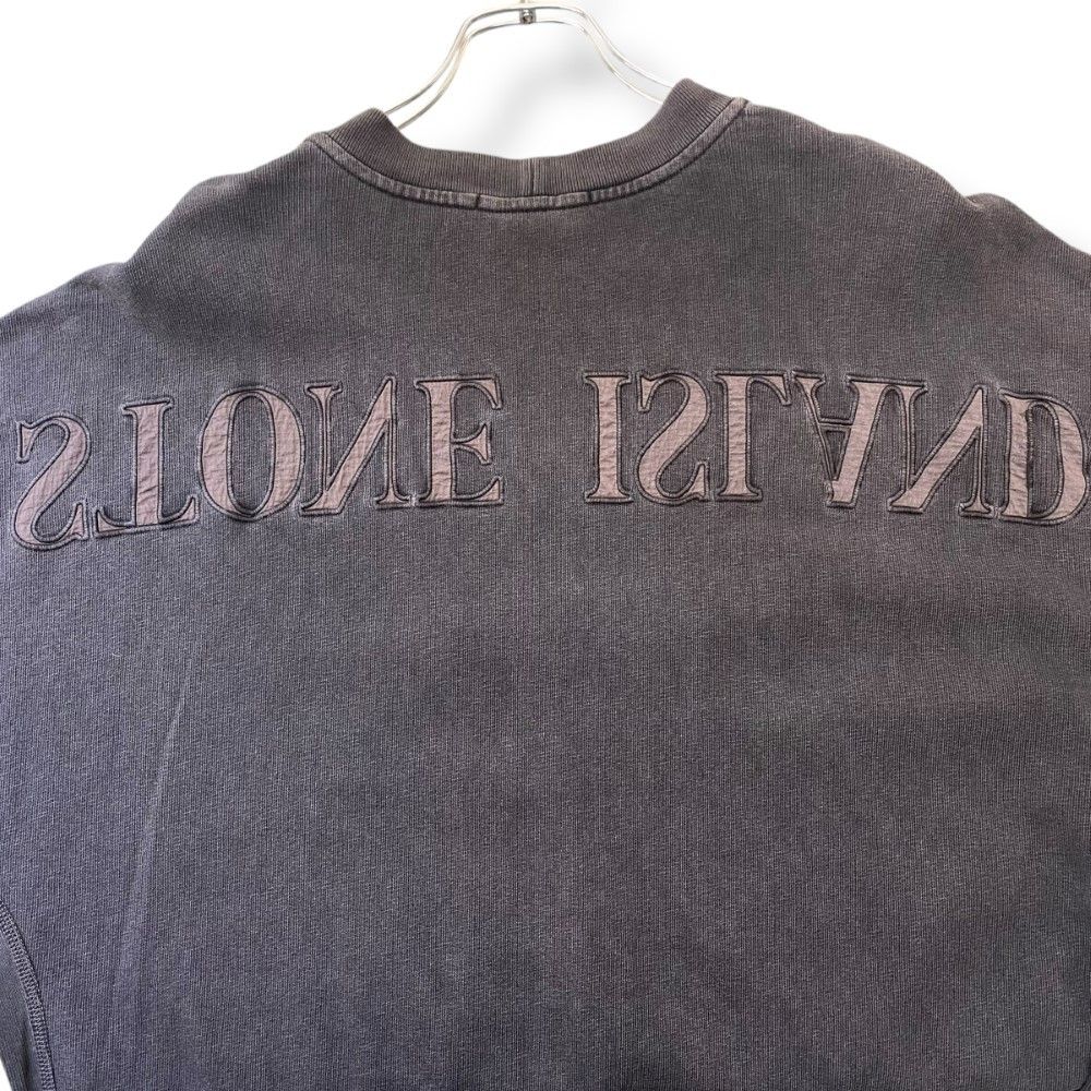 スウェット・トレーナー Stone  \"OLD EFFECT\" LOGO SWEATSHIRT Stone Island - PEARL GREY “OLD