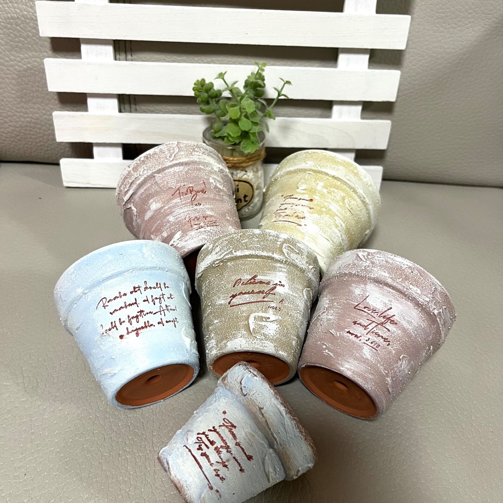 お買い得！！ リメイク鉢 リメ鉢 2 2.5 3号鉢6個セット - メルカリ