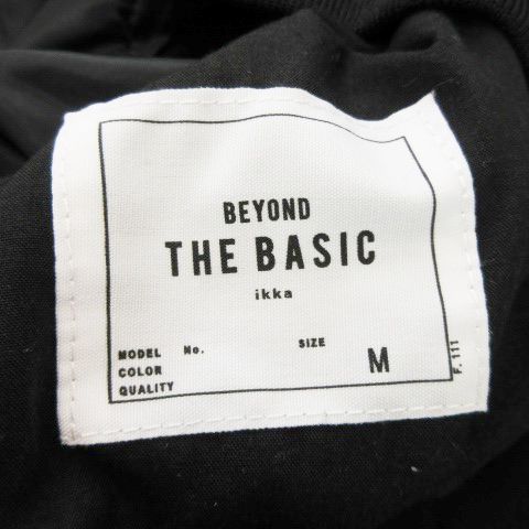 イッカ ikka BEYOND THE BASICS ジャケット フェイクレイヤード 中綿 スタンドカラー ジップアップ フーディー 2way 切替  M 黒 ブラック /MN8 - メルカリ