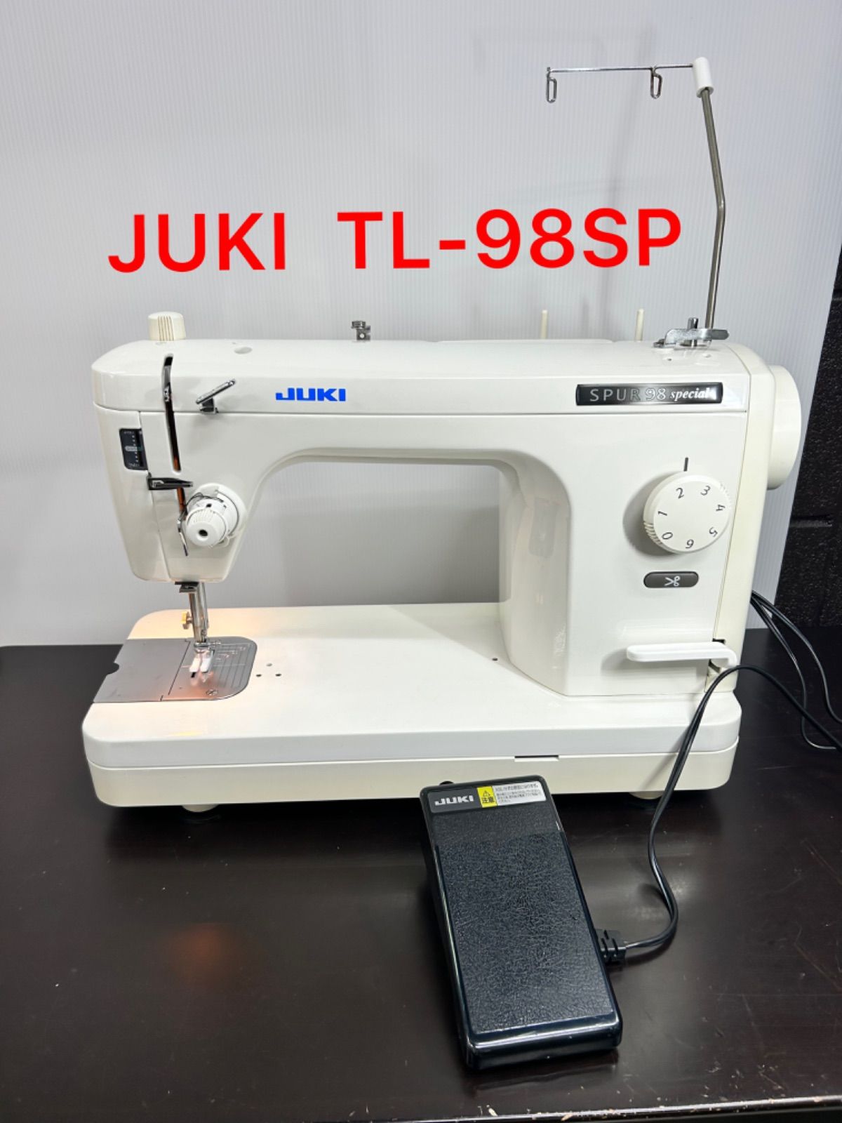 S: JUKI TL-98SP　日本製 職業用ミシン 自動糸切 本体 ビニール・レザー縫い 本体のみ JUKI TL-98SP SPUR98 Special 職業用 ミシン 家電 ジャンク Y9754000