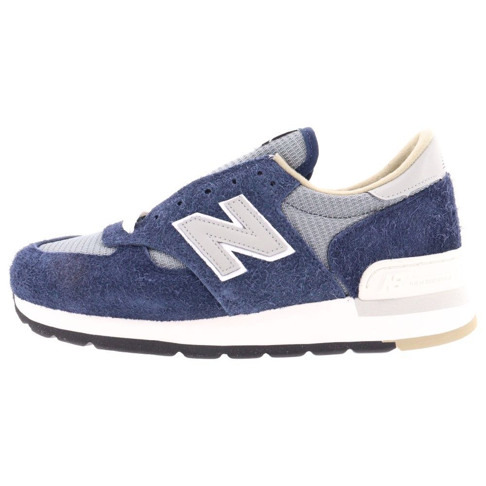 Carhartt WIP (カーハート ダブリューアイピー) ×NEW BALANCE M990CH1 ニューバランス ローカットスニーカー ネイビー/グレー US8.5/26.5cm