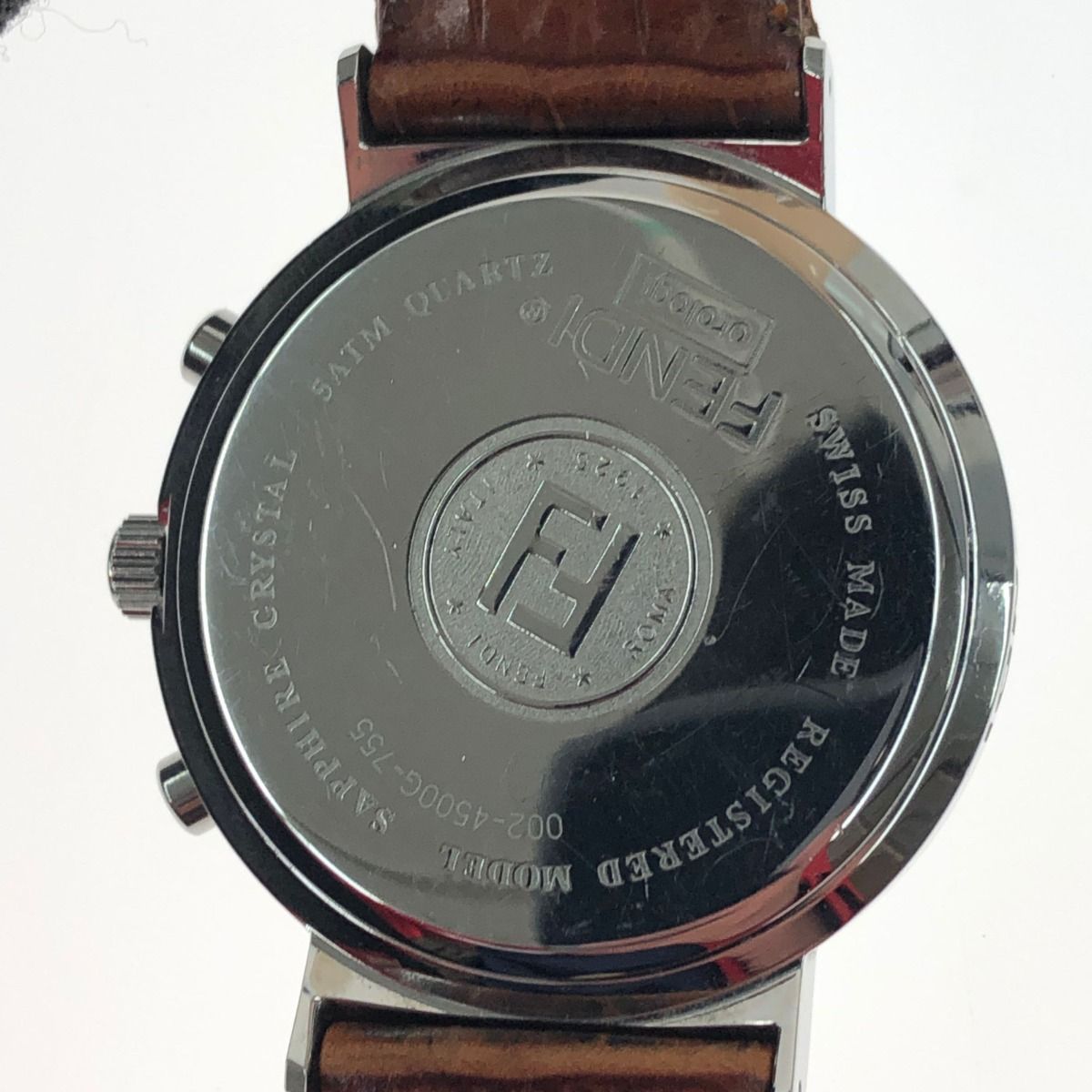 FENDI フェンディ クロノグラフ 4500G（FENDI - 【美品】FENDI