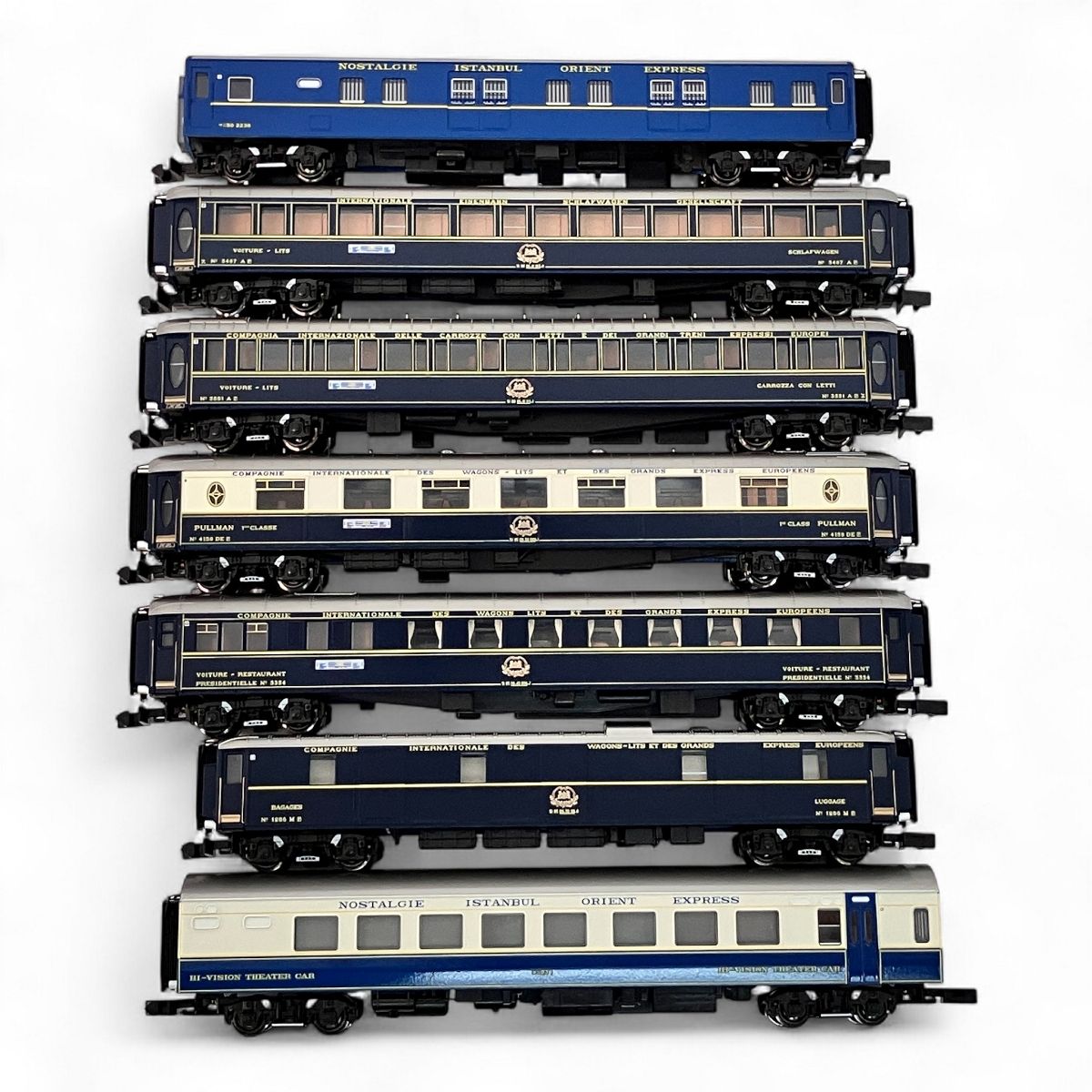 【美品】KATO オリエントエクスプレス 88 基本 7両セット 10-561 再生産】(N) 10-561 オリエントエクスプレス'88 7両基本セット