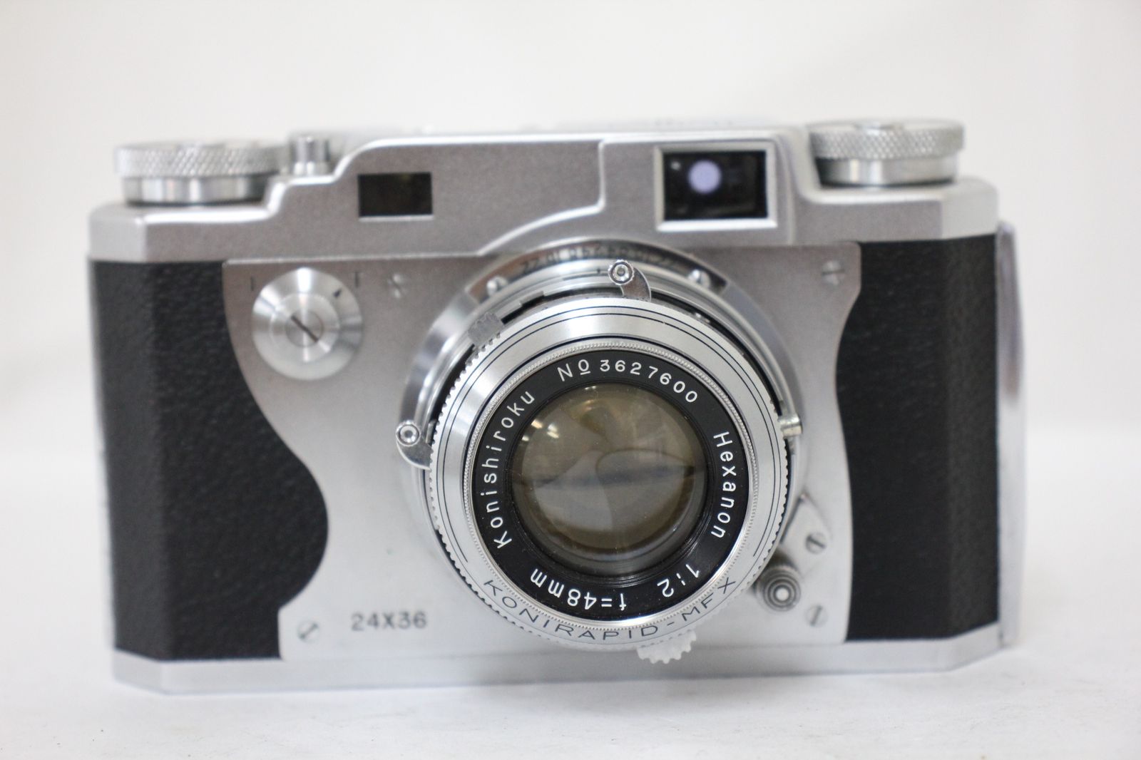 コニカ KONICA II A Hexanon 48 mm F 2 ケース付き レンジファインダー カメラ e 2655