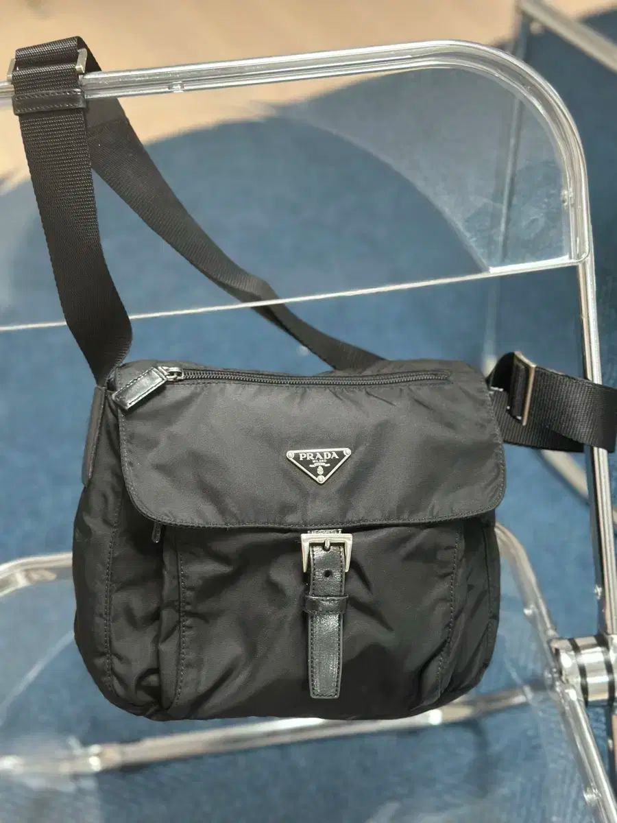 PRADA プラダ バックル 留め金 クロスバッグ ナイロン ポコノ ジュ ウジェ ベク