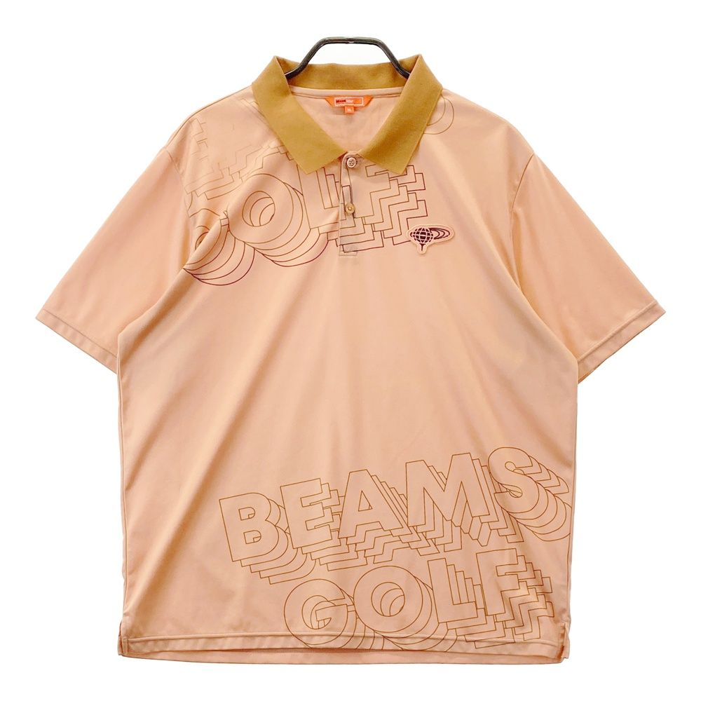 サイズ XL BEAMS GOLF ビームスゴルフ 半袖ポロシャツ オレンジ系 240101420770 ゴルフウェア メンズ ストスト