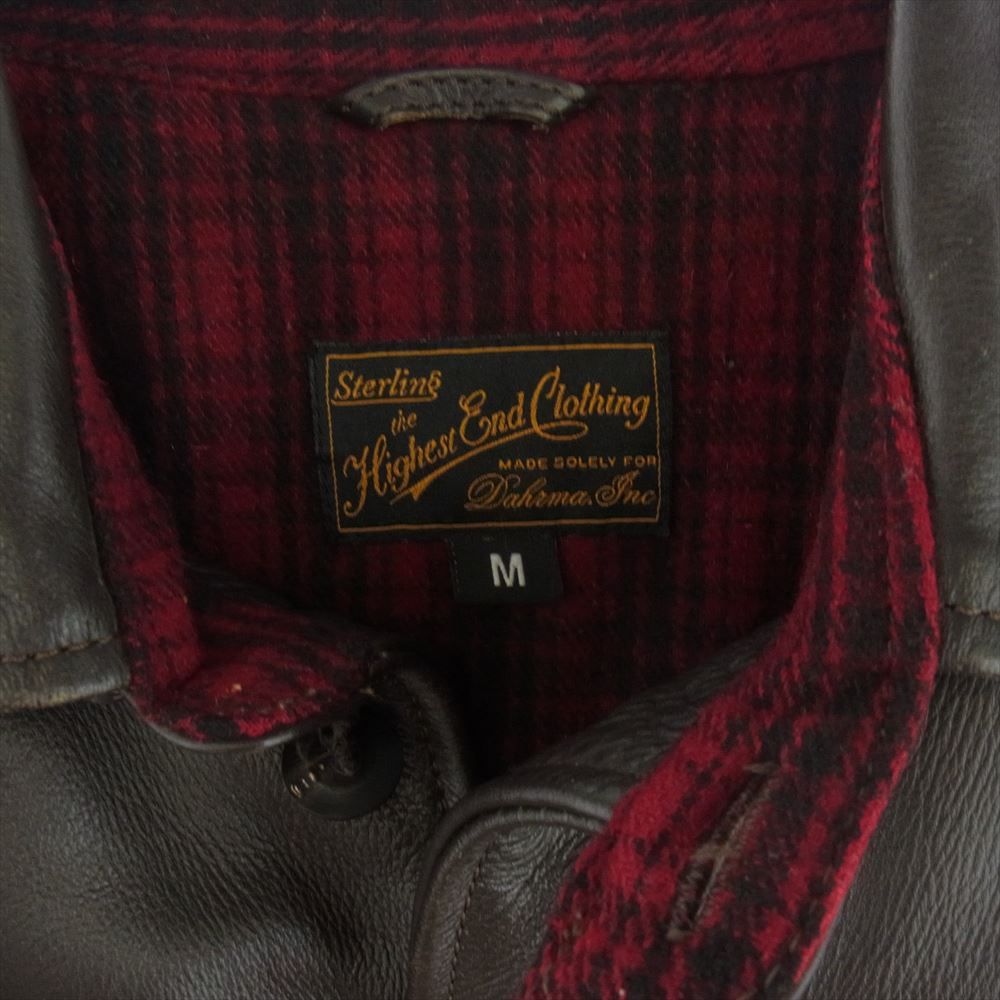 THE HIGHEST END ザ ハイエストエンド カウレザー カーコート ザハイエストエンド The Highest End 裏地チェック カウレザー カー