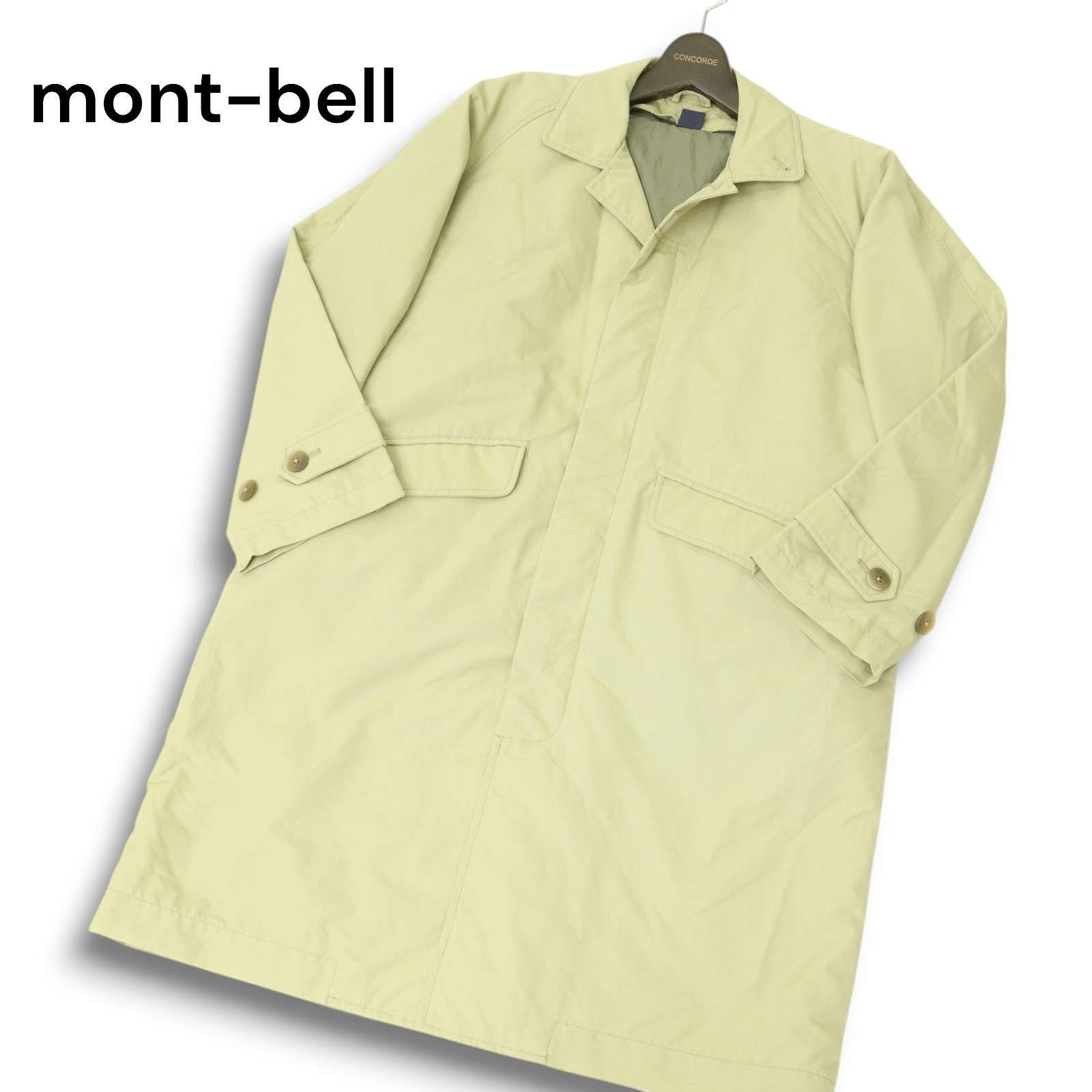 モンベル1101227コートXLサイズ 90s モンベル1101227 ダウンライナーコート ナイロンコート XL