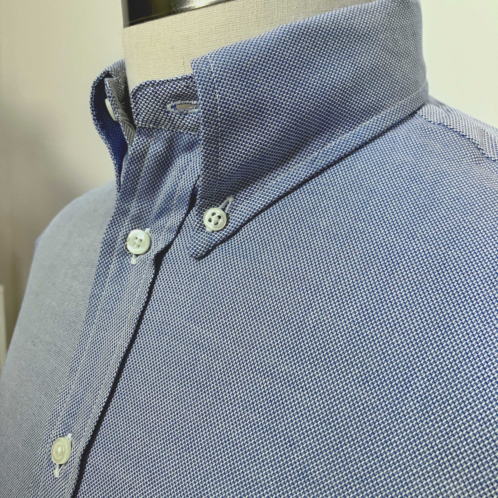 美品】INDIVIDUALIZED SHIRTS (インディヴィジュアライズドシャツ