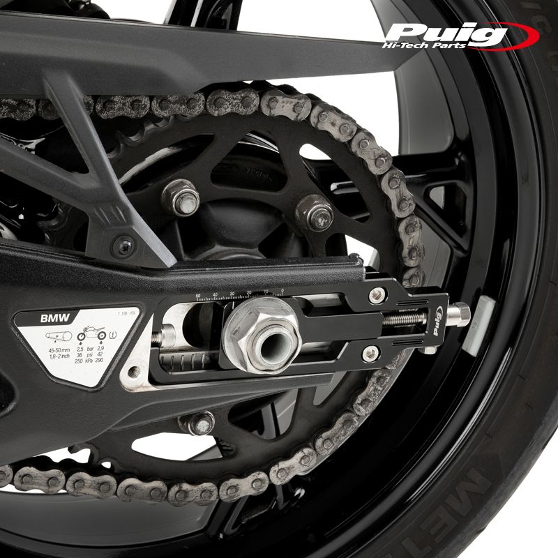 Puig 21038N CHAIN TENSIONER BLACK BMW M1000RR 23-25 プーチ チェーン テンショナー