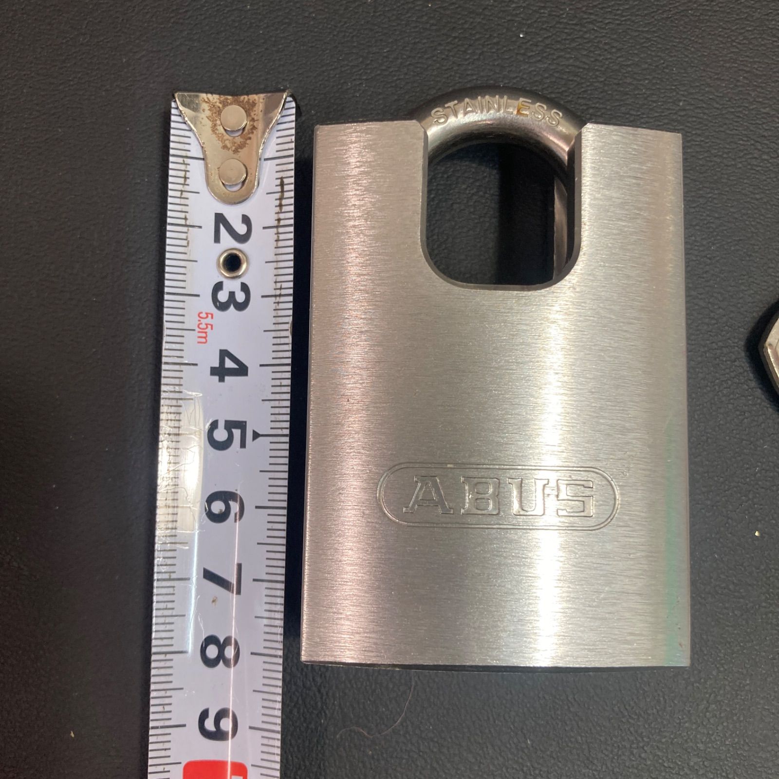 南京錠 【ABUS】80CSTI/50 アバスABUS 南京錠80CSTI/50チタニウム鍵3本付き タイタリウム