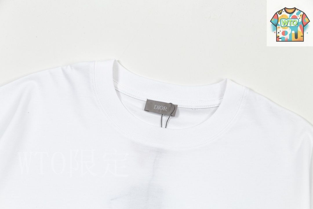 今日特価】DIOR CD 十字刺繍ホワイト T シャツ - メルカリ