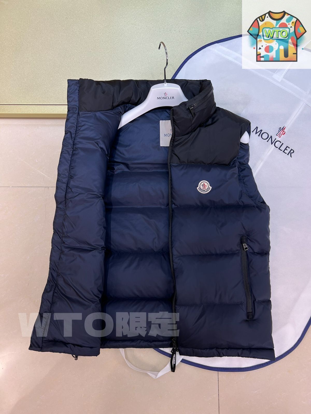 Moncler gamme blue モンクレダウンベスト 中古・古着通販】MONCLER (モンクレール) ダウンベスト スカイ