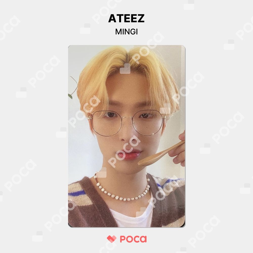 ATEEZ everline atiny room トレカセット ミンギ ATEEZ ミンギ トレカ ATEEZ X EVERLINE POP-UP STORE ATINY