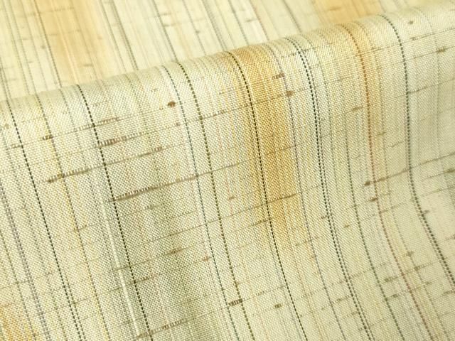 平和屋本店□極上 ぜんまい紬 伝統古染ぼかし 徒然草 証紙付き 逸品