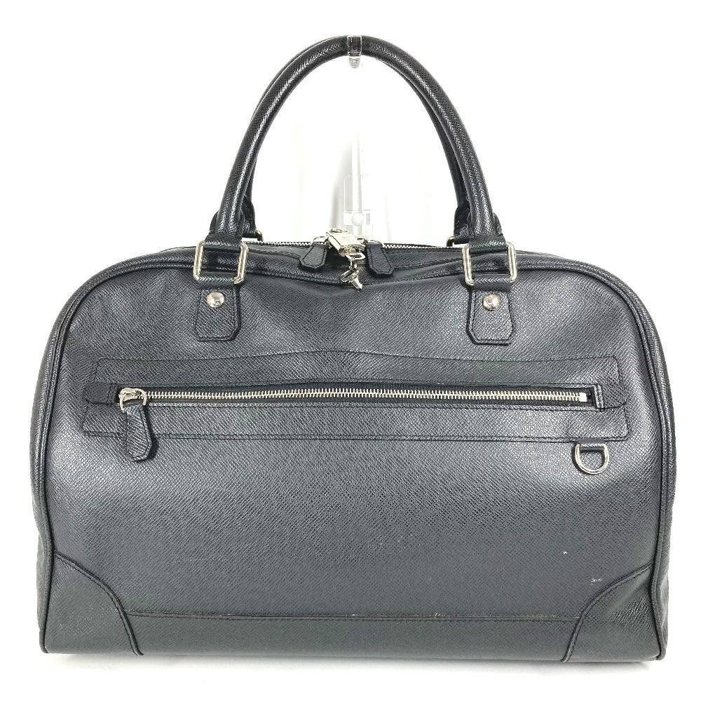 LOUIS VUITTON ルイヴィトン ボストンバッグ スタニスラフ M31152 タイガレザー アルドワーズ ブラック