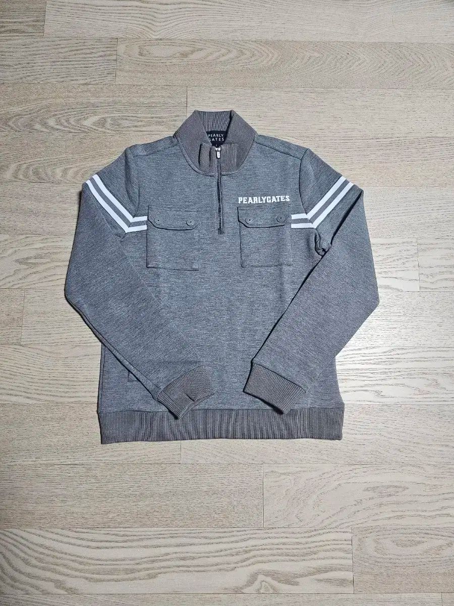 PEARLY GATES パーリーゲイツ トレーナー ハーフジップ Tシャツ グレー 2