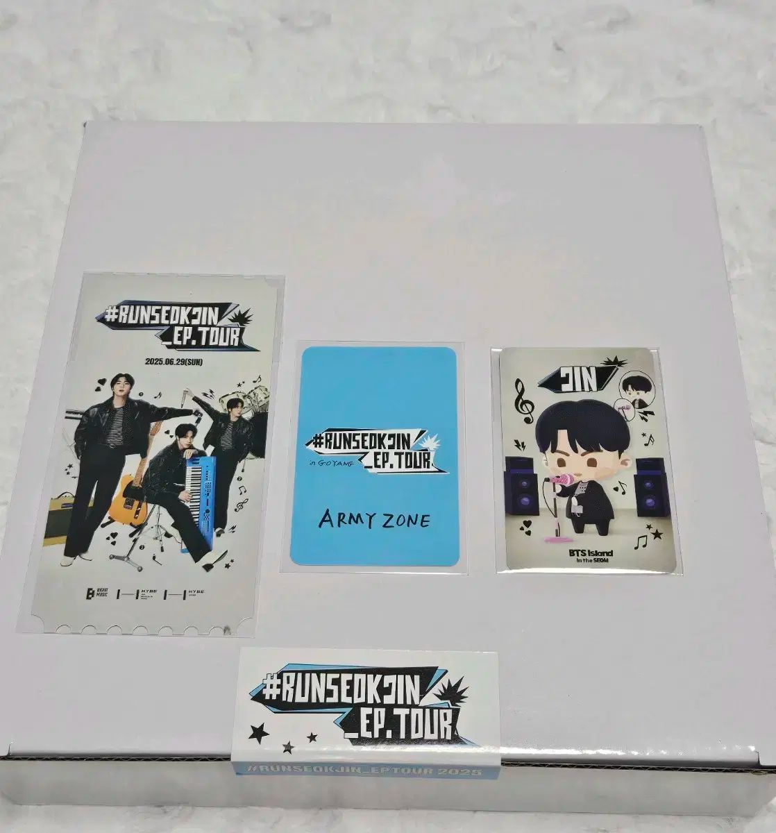 RUNSEOKJIN in JAPAN ARMY ZONE トレカ RUNSEOKJIN in JAPAN ARMY ZONE 特典 トレカ6枚 BTS 限定特典 ジンJIN