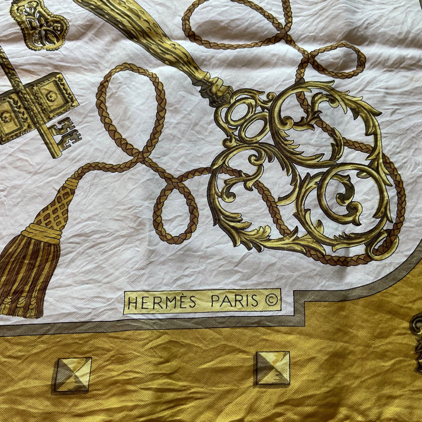 HERMES エルメス カレ90 LES CLES THE Keys Rare - メルカリ